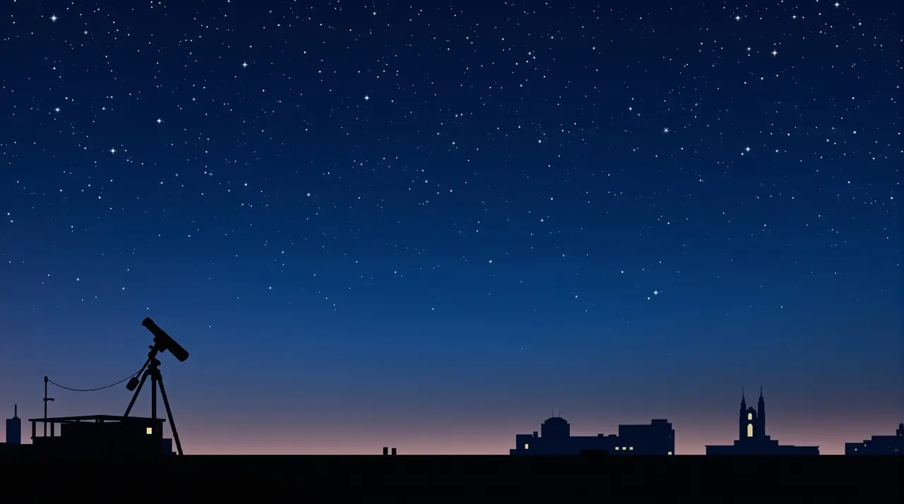 星光影视夜话：城市天台的星空观测